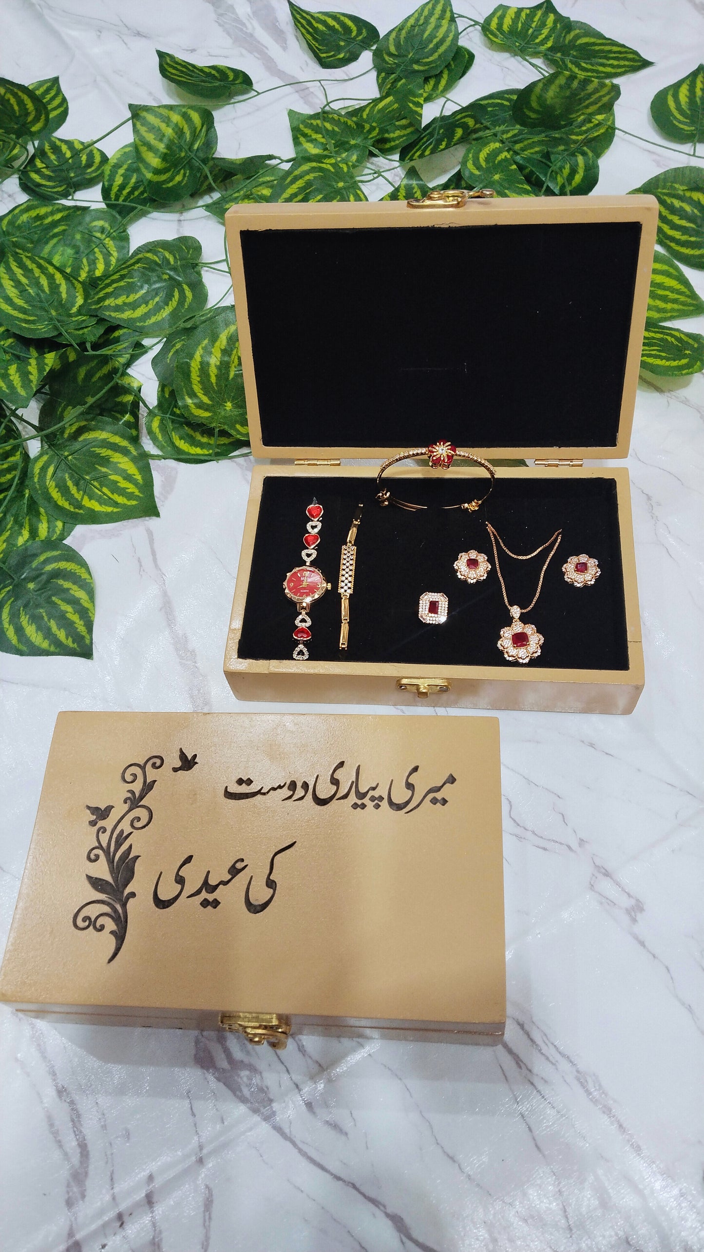 Artificial Jewellery Eid Gift Set for female | Customized Box