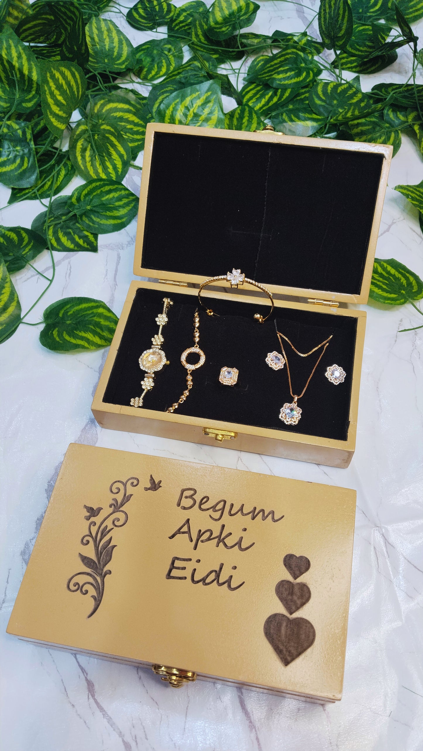 Artificial Jewellery Eid Gift Set for female | Customized Box