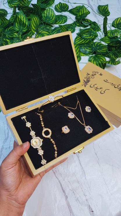 Artificial Jewellery Eid Gift Set for female | Customized Box